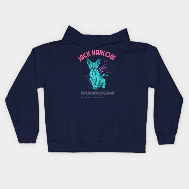 jack harlow Kids Hoodie by Oks Storee